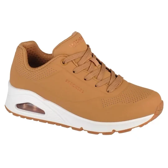 Zdjęcie produktu Skechers Uno-Stand on Air 73690-TAN, Damskie, Brązowe, buty sneakers, skóra syntetyczna, rozmiar: 35, 5