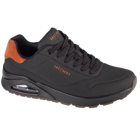 Zdjęcie produktu Skechers Uno - Suited On Air 183004-BBK, Męskie, Czarne, buty sneakers, tkanina, rozmiar: 41