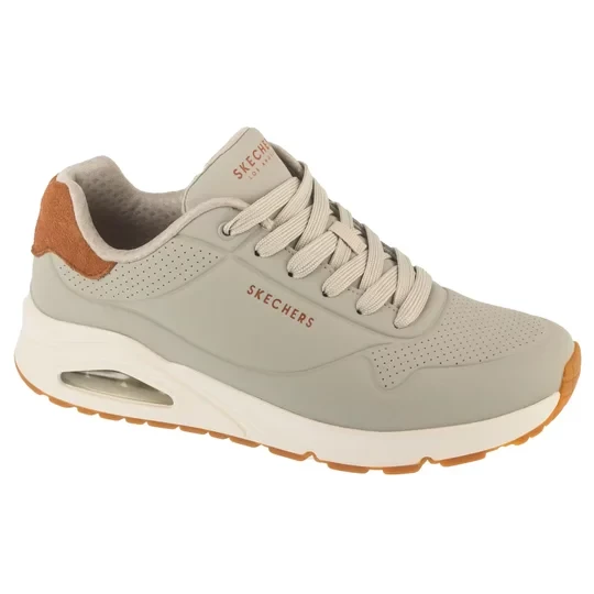 Zdjęcie produktu Skechers Uno - Suited On Air 183004-NAT, Męskie, Beżowe, buty sneakers, tkanina, rozmiar: 42