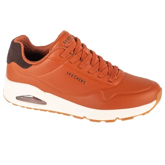 Zdjęcie produktu Skechers Uno - Tailored Air 183007-COG, Męskie, Brązowe, buty sneakers, skóra syntetyczna, rozmiar: 41