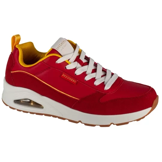 Zdjęcie produktu Skechers Uno - Victory Pack 183913-RDYL, Męskie, Czerwone, buty sneakers, skóra syntetyczna, rozmiar: 42