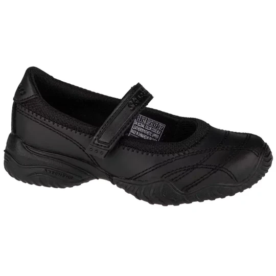 Zdjęcie produktu Skechers Velocity-Pouty 81264L-BLK, Dla dziewczynki, Czarne, buty sneakers, skóra syntetyczna, rozmiar: 27