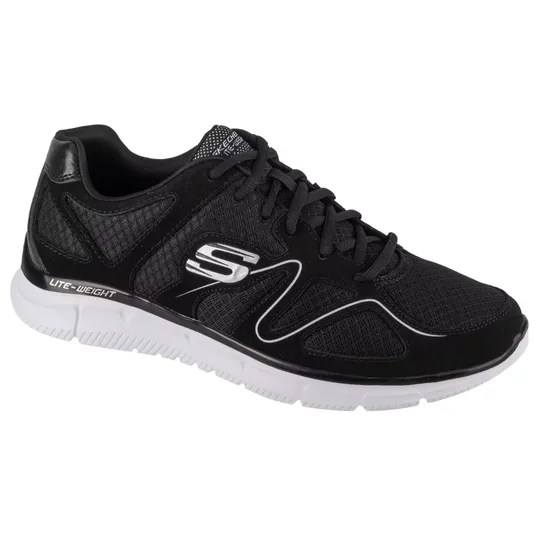 Zdjęcie produktu Skechers Verse - Flash Point 58350-BKW, Męskie, Czarne, buty sneakers, tkanina, rozmiar: 44