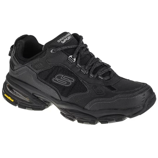 Zdjęcie produktu Skechers Vigor 3.0 237145-BBK, Męskie, Czarne, buty sneakers, skóra licowa, rozmiar: 41