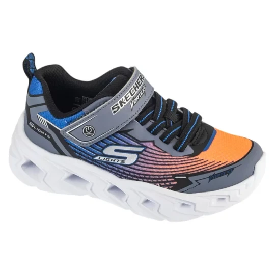 Zdjęcie produktu Skechers Vortex 3.0 400590L-BBOR, Dla chłopca, Szare, buty sportowe, tkanina, rozmiar: 32