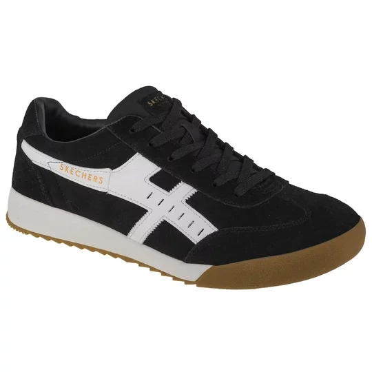 Zdjęcie produktu Skechers Zinger-Manchego 237351-BKW, Męskie, Czarne, buty sneakers, skóra zamszowa, rozmiar: 41