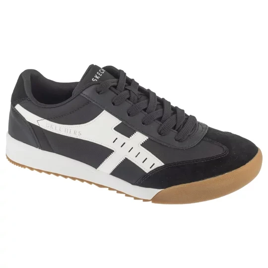Zdjęcie produktu Skechers Zinger - Manzanilla Superado 183282-BKW, Męskie, Czarne, buty sneakers, skóra syntetyczna, rozmiar: 39, 5