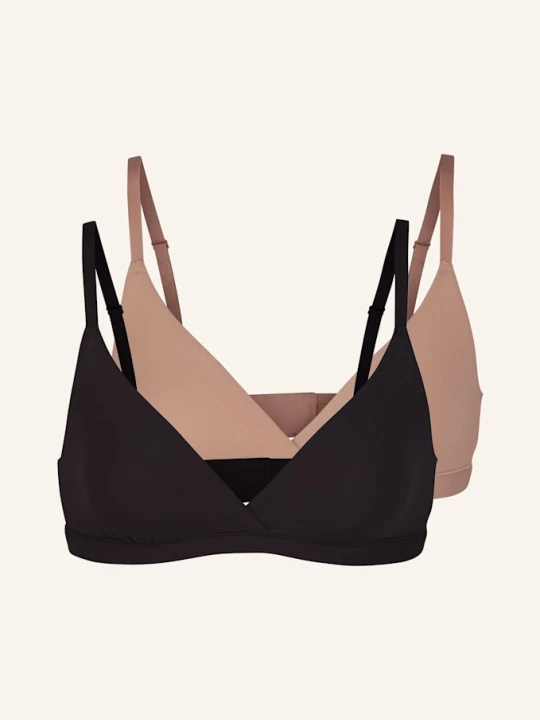 Zdjęcie produktu Skims Biustonosz Bustier Fits Everbody, 2 Szt. schwarz SIENNA AND ONYX