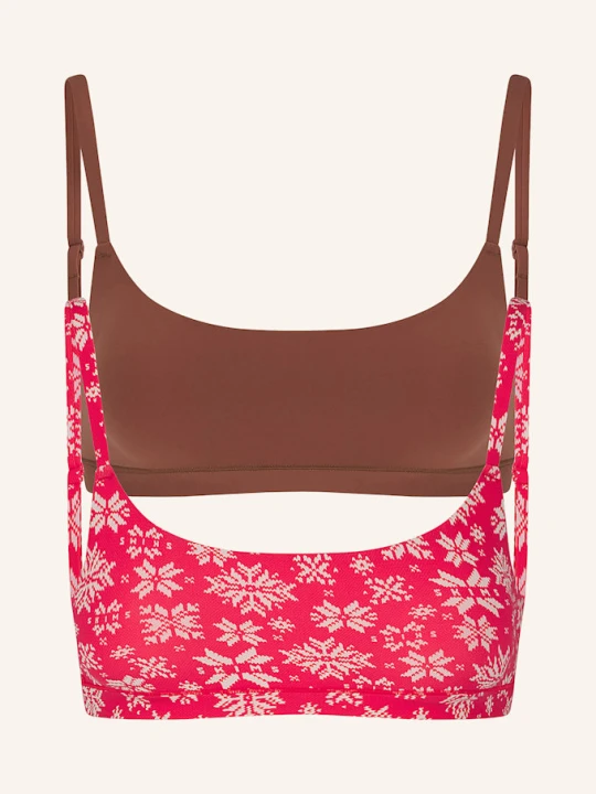 Zdjęcie produktu Skims Biustonosz Bustier Fits Everybody, 2 Szt. rot RED SNOWFLAKE FAIRIS