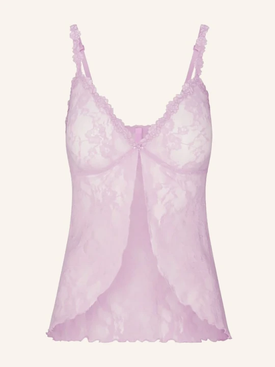 Zdjęcie produktu Skims Bluzka Lounge Stretch Lace pink