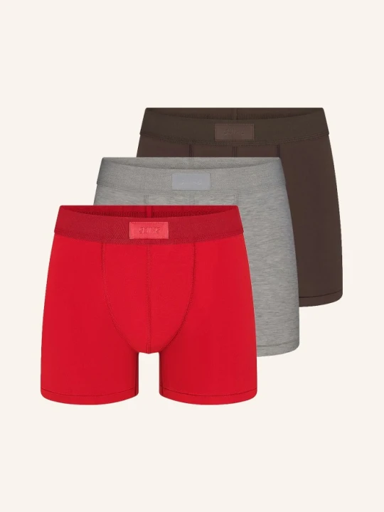 Zdjęcie produktu Skims Bokserki Skims Cotton, 3 Szt. braun RUBY ESPRESSO MULTI