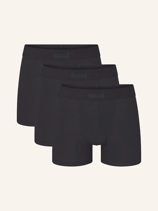 Zdjęcie produktu Skims Bokserki Skims Cotton, 3 Szt. schwarz CZARNY