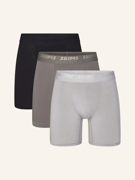 Zdjęcie produktu Skims Bokserki Skims Stretch, 3 Szt. grau szary