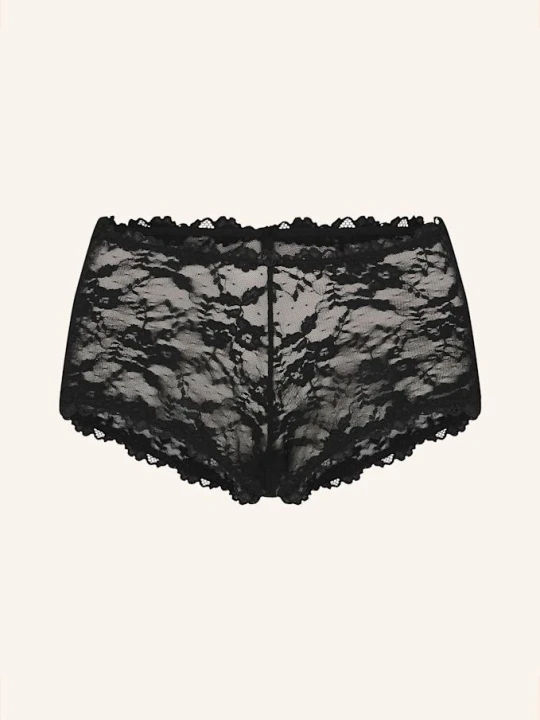 Zdjęcie produktu Skims Bokserki Stretch Lace schwarz SOOT
