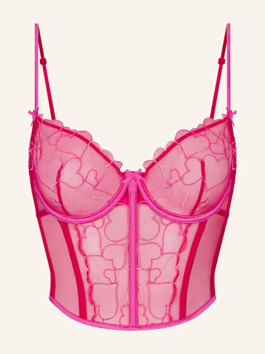 Zdjęcie produktu Skims Gorset Embroidered Tulle rot