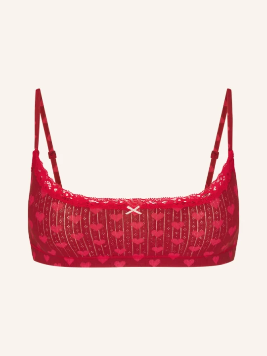 Zdjęcie produktu Skims Gorset Lightweight Cotton rot BRICK HEART HALFDROP