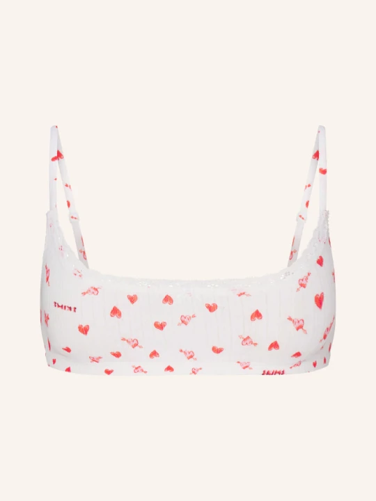 Zdjęcie produktu Skims Gorset Lightweight Cotton weiss SNOW ARROWED HEARTS