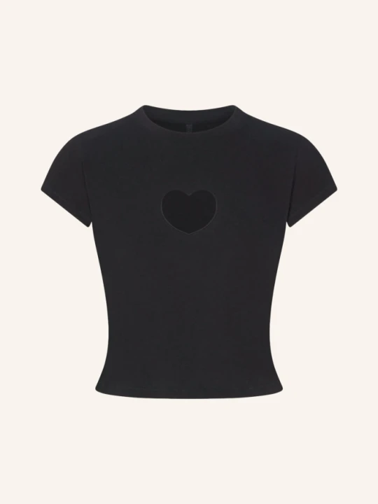 Zdjęcie produktu Skims Koszulka Lounge Worn In Jersey schwarz WASHED ONYX