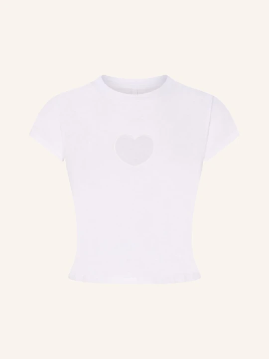 Zdjęcie produktu Skims Koszulka Lounge Worn In Jersey weiss SNOW