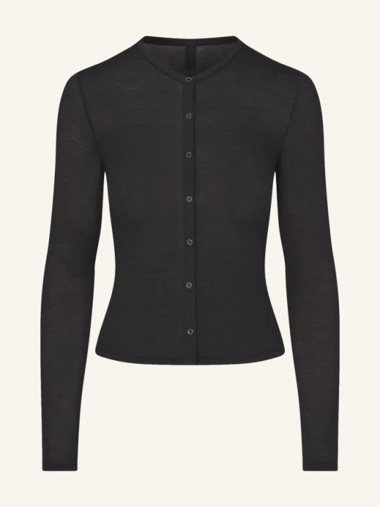 Zdjęcie produktu Skims Kurtka Typu Lounge Sheer Modal schwarz ONYX