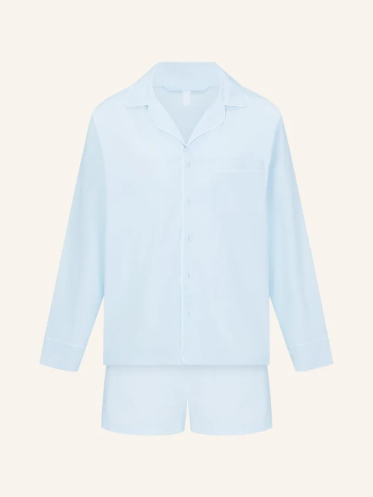 Zdjęcie produktu Skims Piżama Typu Shorty Cotton Poplin Sleep blau