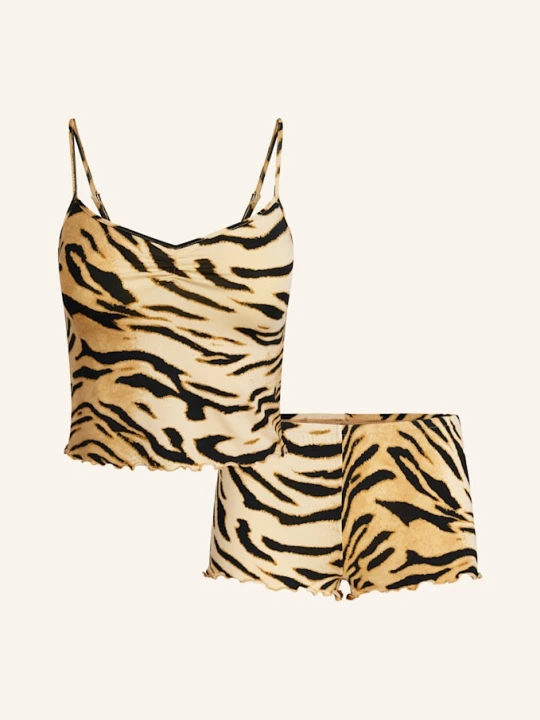 Zdjęcie produktu Skims Piżama Z Szortami Skim Sleep braun BRONZE TIGER PRINT