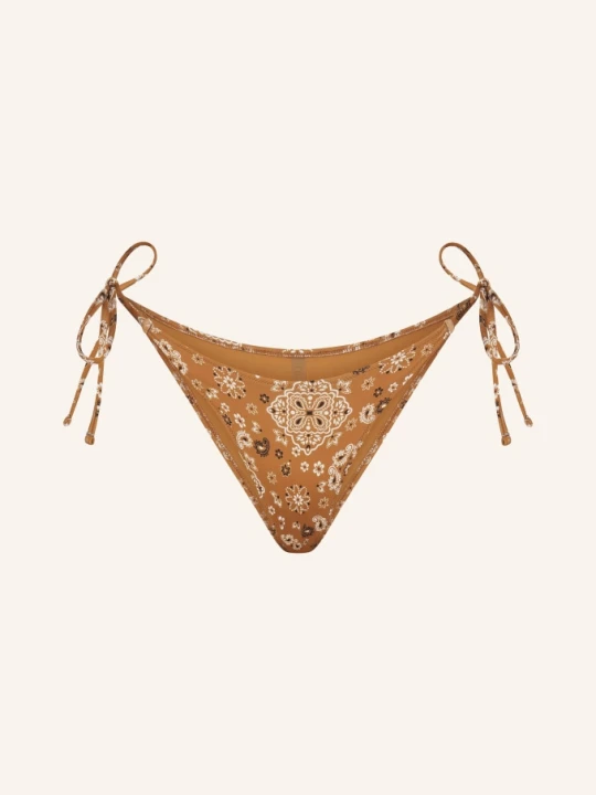 Zdjęcie produktu Skims Spodenki Bikini Typu Trójkąt Signature Swim braun ALB ALMOND BANDANA