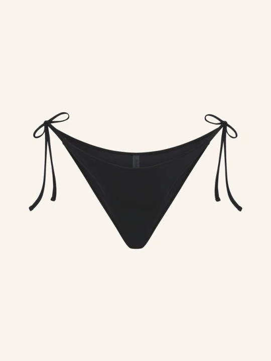 Zdjęcie produktu Skims Spodenki Bikini Typu Trójkąt Signature Swim schwarz ONX ONYX