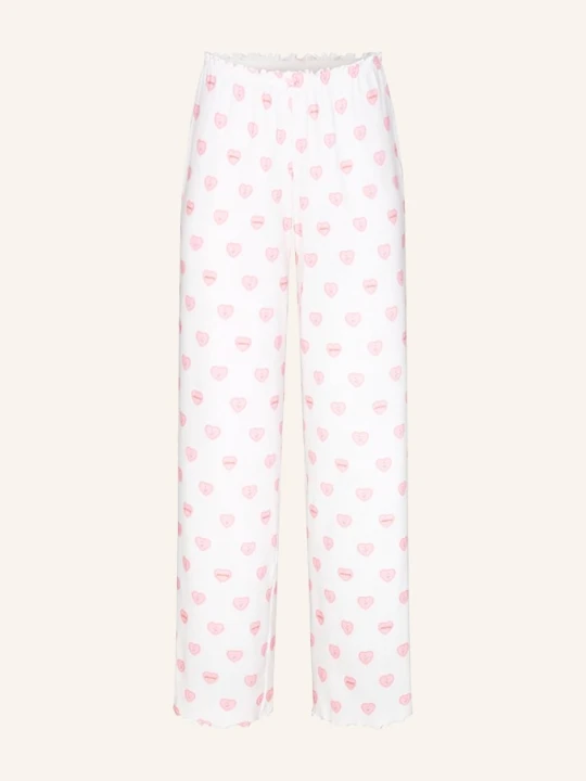 Zdjęcie produktu Skims Spodnie Do Spania Logo Pointelle weiss SNOW LACE HEARTS