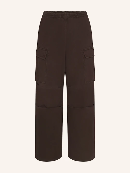 Zdjęcie produktu Skims Spodnie Dresowe Rekreacyjne Boyfriend Fleece braun ESPRESSO