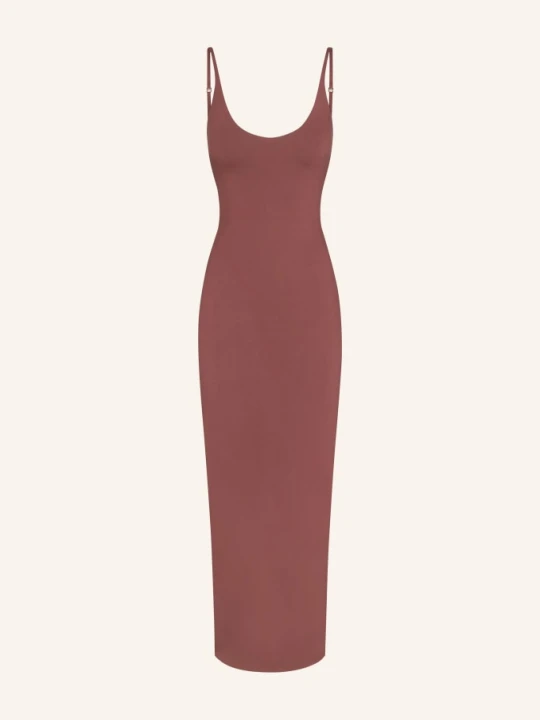 Zdjęcie produktu Skims Sukienka Lounge Smooth Layers braun HENNA