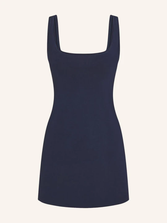 Zdjęcie produktu Skims Sukienka Typu Lounge Z Bawełnianego Dżerseju blau NAVY