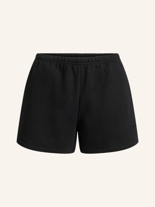 Zdjęcie produktu Skims Szorty Dresowe Typu Lounge Cotton Fleece schwarz ONYX