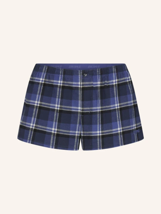 Zdjęcie produktu Skims Szorty Od Piżamy Flannel Z Flaneli blau