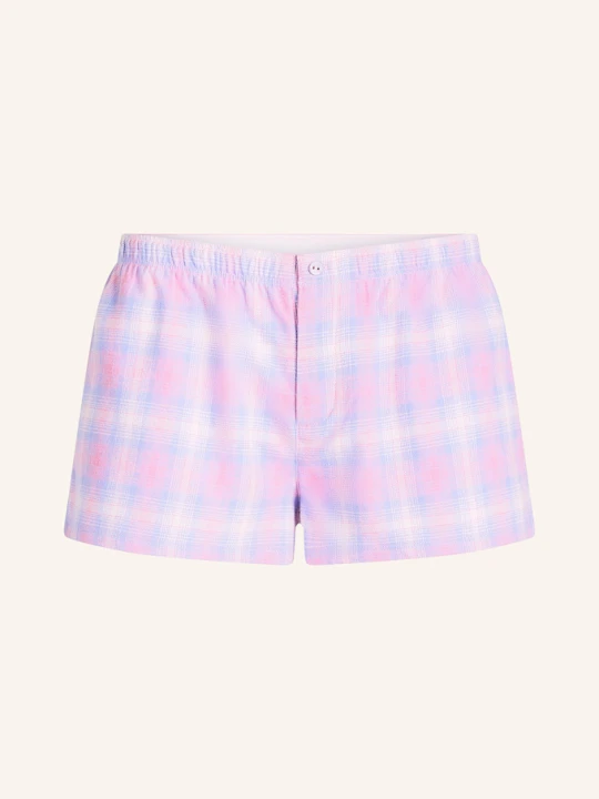 Zdjęcie produktu Skims Szorty Od Piżamy Flannel Z Flaneli rosa COTTON CANDY PLAID