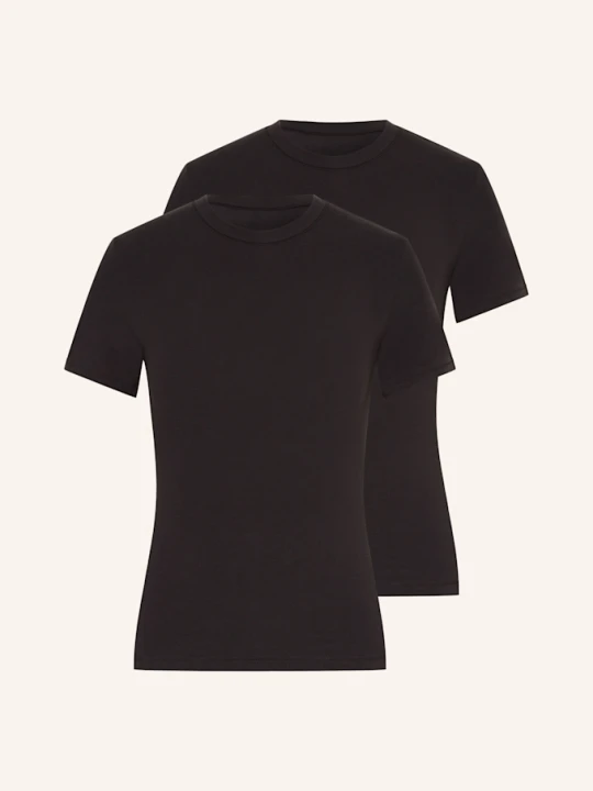 Zdjęcie produktu Skims T-Shirt Cotton Jersey, 2 Szt. schwarz SOOT