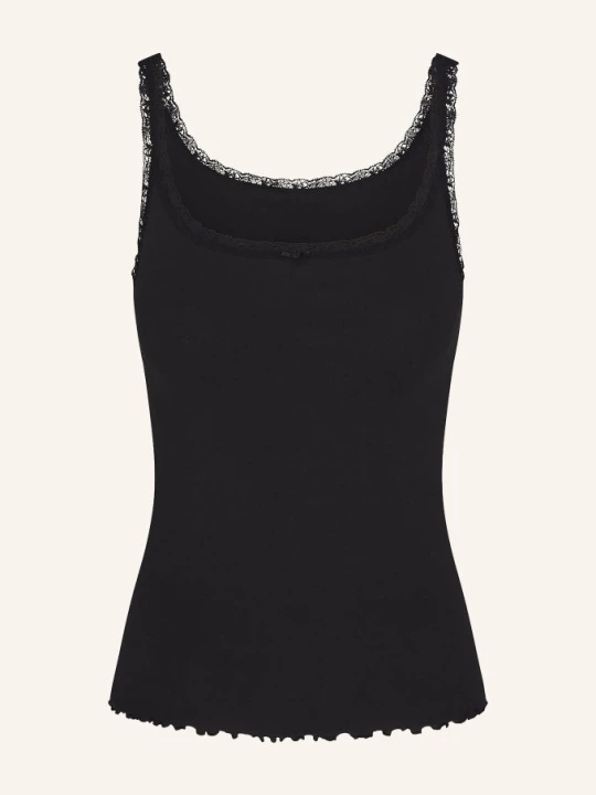 Zdjęcie produktu Skims Top Typu Lounge Skims Pointelle schwarz ONYX