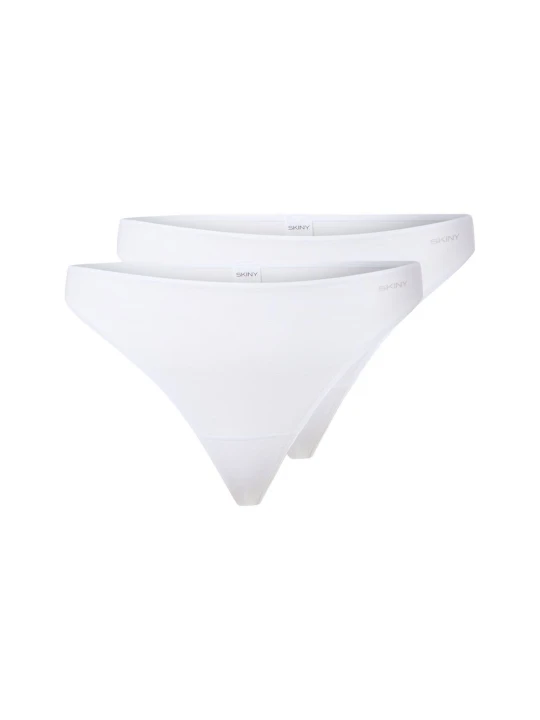 Zdjęcie produktu SKINY Stringi w zestawie po 2 sztuki Kobiety Bawełna biały