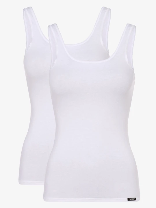 Zdjęcie produktu SKINY Top w zestawie 2 szt. Kobiety Bawełna biały