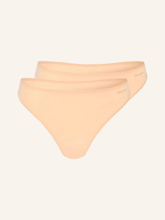 Zdjęcie produktu Skiny Zestaw 2 Sztuk Stringów Advantage Cotton Stretch beige