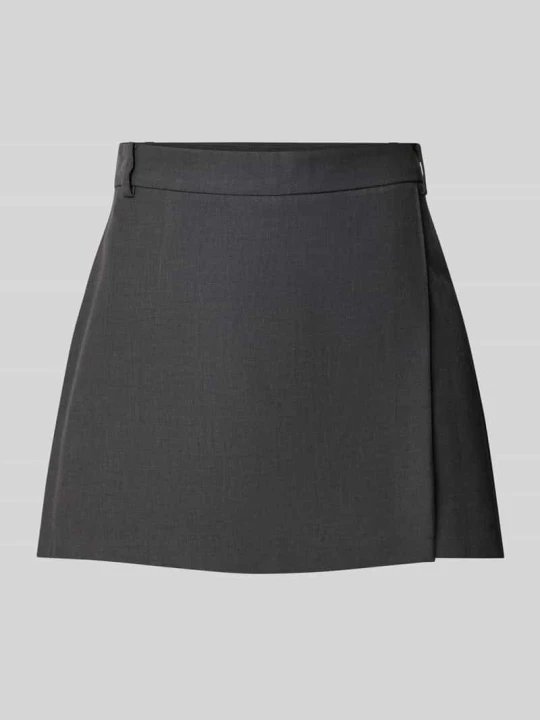 Zdjęcie produktu skort o kroju regular fit z szlufkami na pasek model 'LINDA' Only Antracytowy melanż