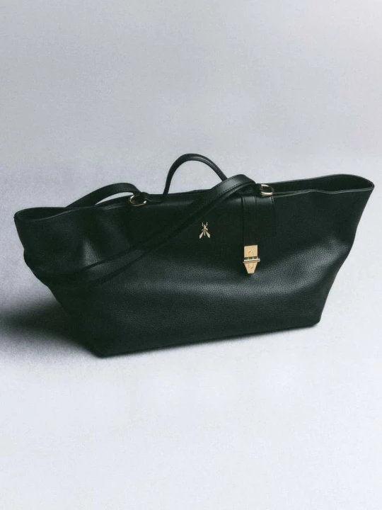 Zdjęcie produktu Skórzana torba Modern Utility Patrizia Pepe czarny