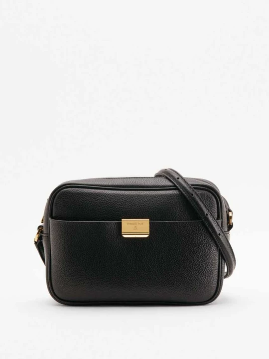 Zdjęcie produktu Skórzana torebka crossbody All Day Patrizia Pepe brązowy