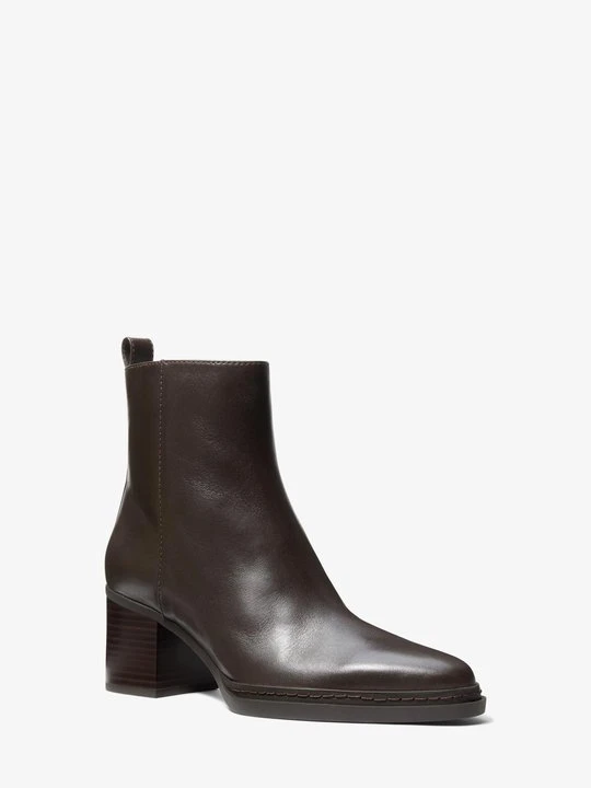Zdjęcie produktu Skórzane botki Lex Michael Kors CZEKOLADOWY (Brązowy)