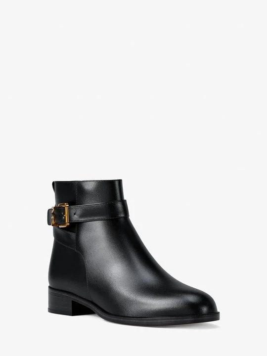 Zdjęcie produktu Skórzane botki Rachel Michael Kors CZARNY (Czarny)