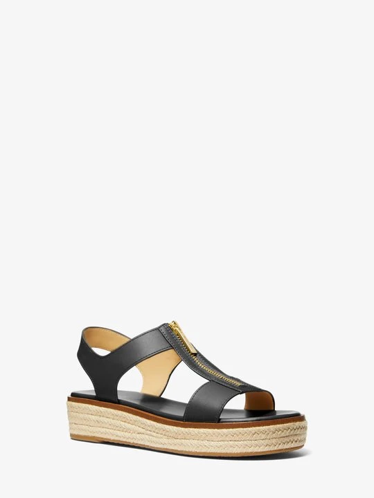 Zdjęcie produktu Skórzane espadryle Berkley Michael Kors CZARNY (Czarny)