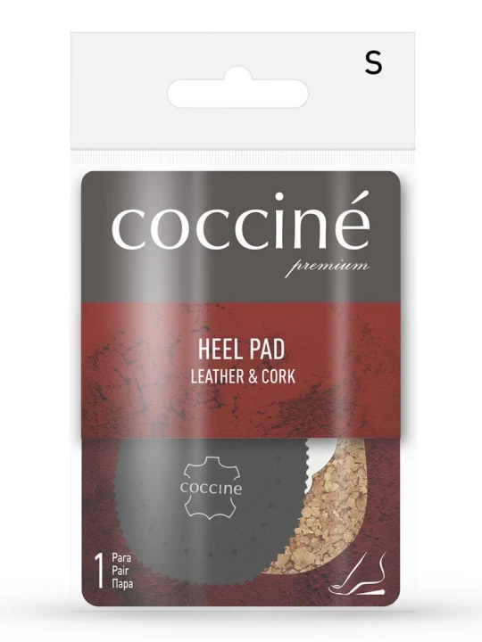 Zdjęcie produktu Skórzane Podpiętki do Butów z Korkiem rozm. S Coccine Czarny