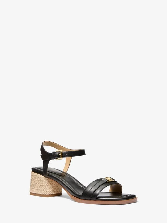 Zdjęcie produktu Skórzane sandały Mandy Michael Kors CZARNY (Czarny)