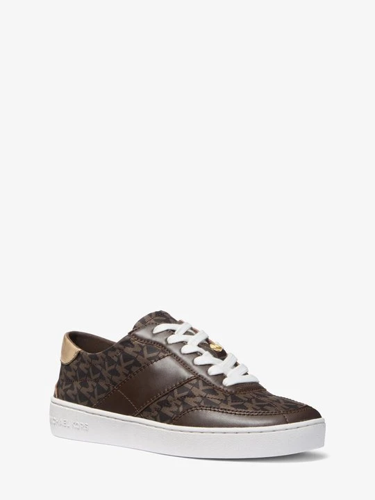 Zdjęcie produktu Skórzane sneakersy Kaycee z charakterystycznym logo Michael Kors BRĄZOWY (Brązowy)