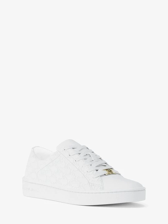 Zdjęcie produktu Skórzane sneakersy Keaton z wytłoczonym logo Michael Kors OPTYCZNA BIEL (Biały)